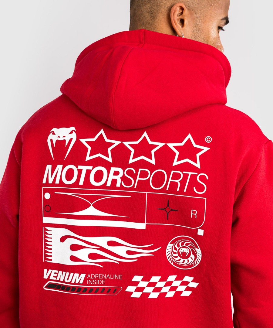 venum motorsport hættetrøje - racer rød