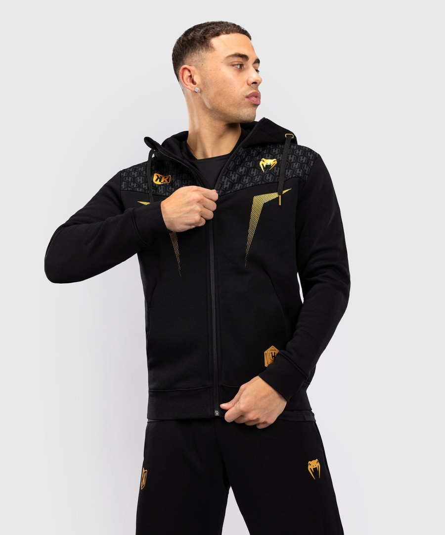 fk x venum hexagone mma hættejakke - sortguld