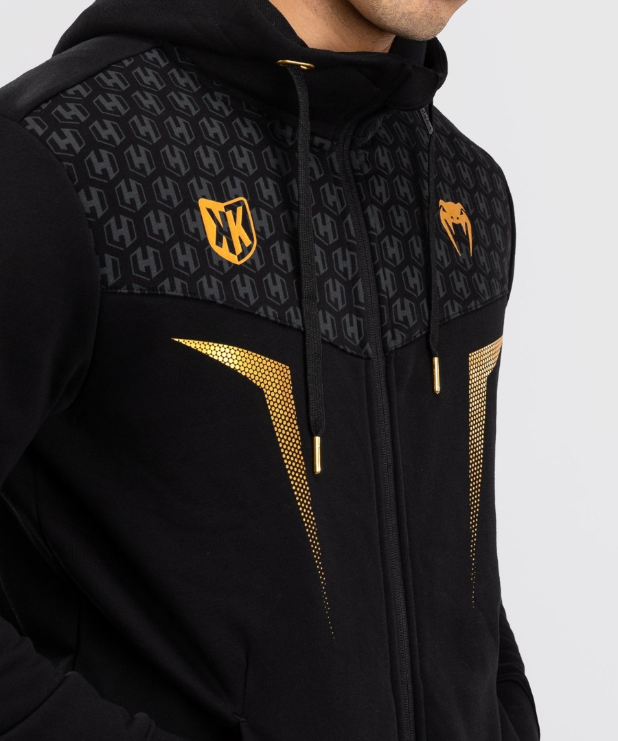 fk x venum hexagone mma hættejakke - sortguld