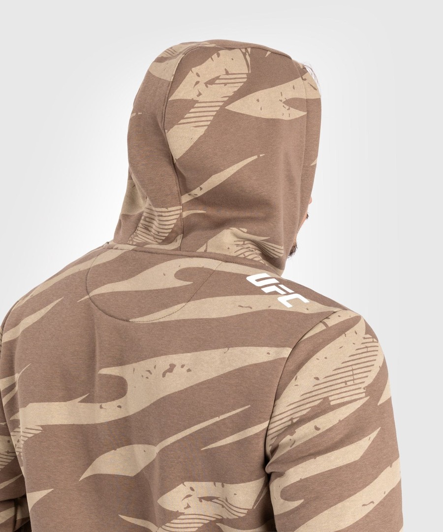 ufc adrenaline by venum fight week herre pullover-hættetrøje - desert camo