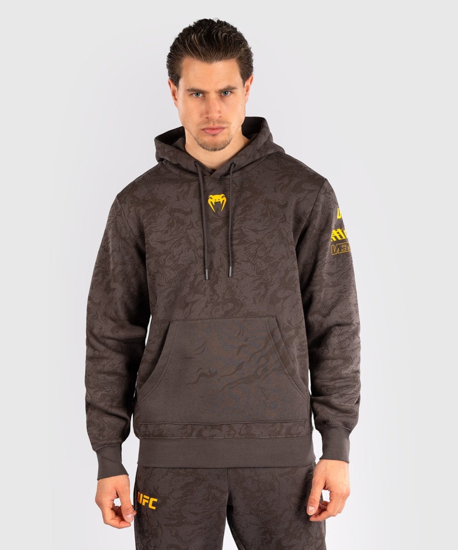 ufc fusion by venum fight week herre pullover-hættetrøje - jordbrun