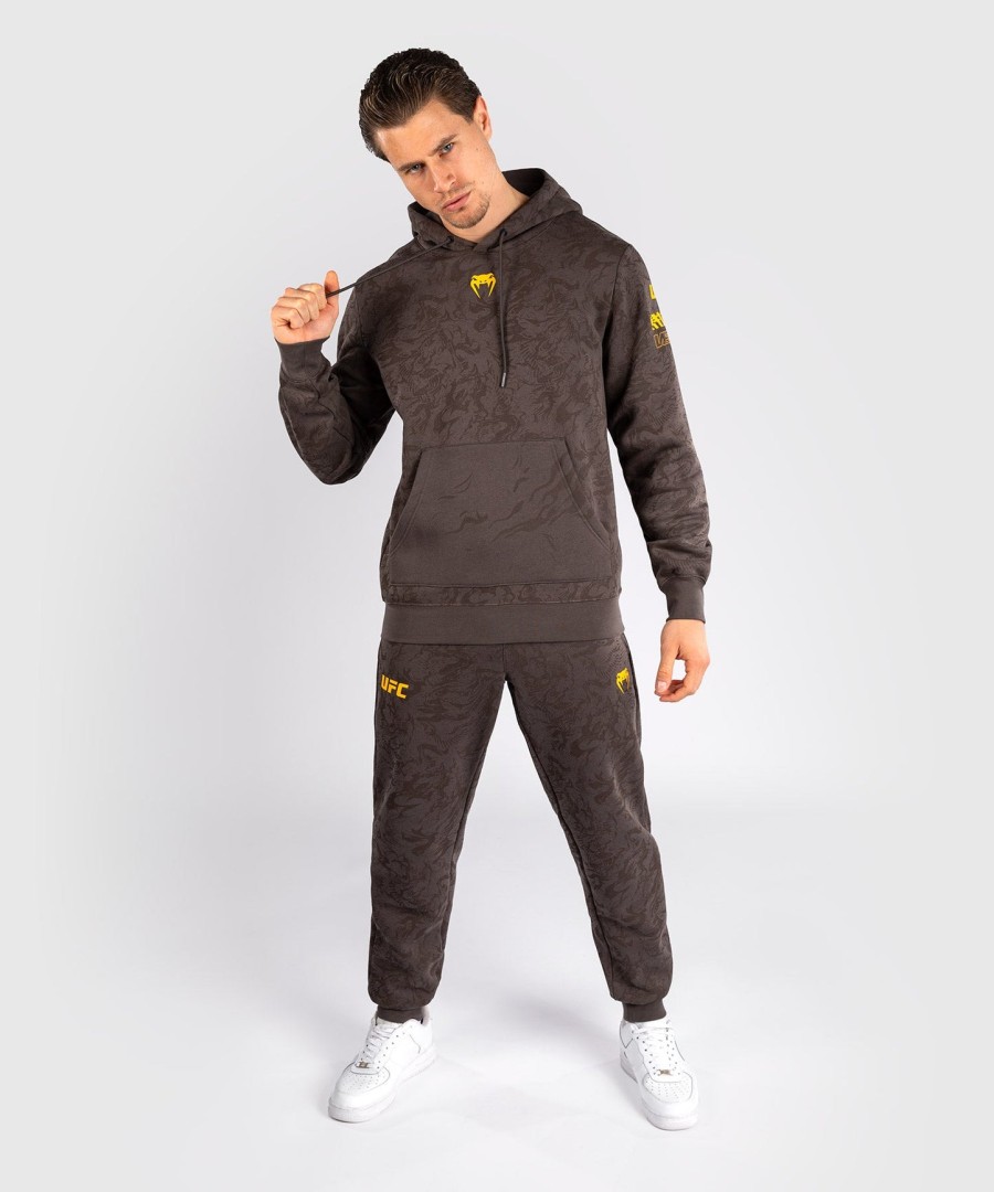 ufc fusion by venum fight week herre pullover-hættetrøje - jordbrun