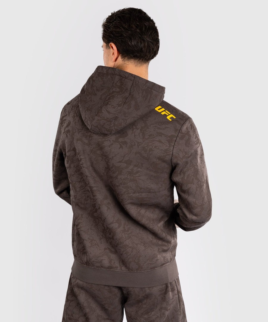 ufc fusion by venum fight week herre pullover-hættetrøje - jordbrun