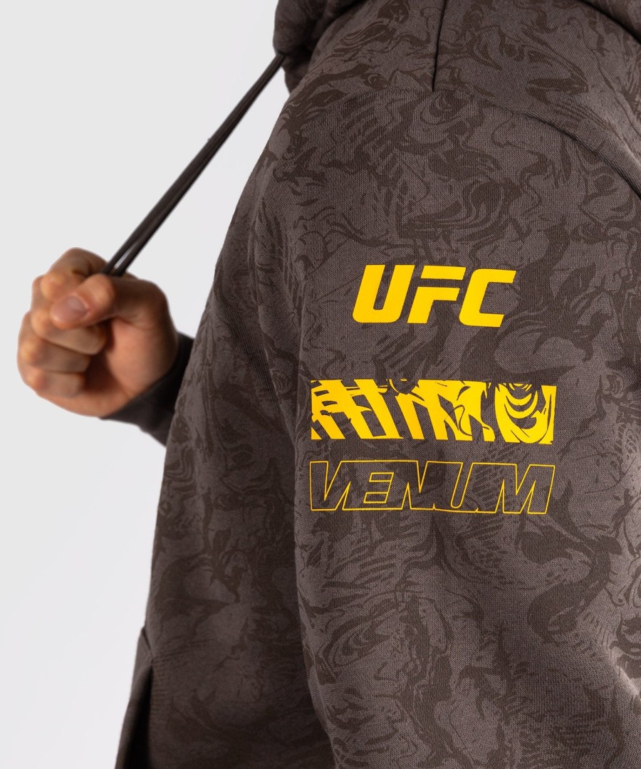 ufc fusion by venum fight week herre pullover-hættetrøje - jordbrun