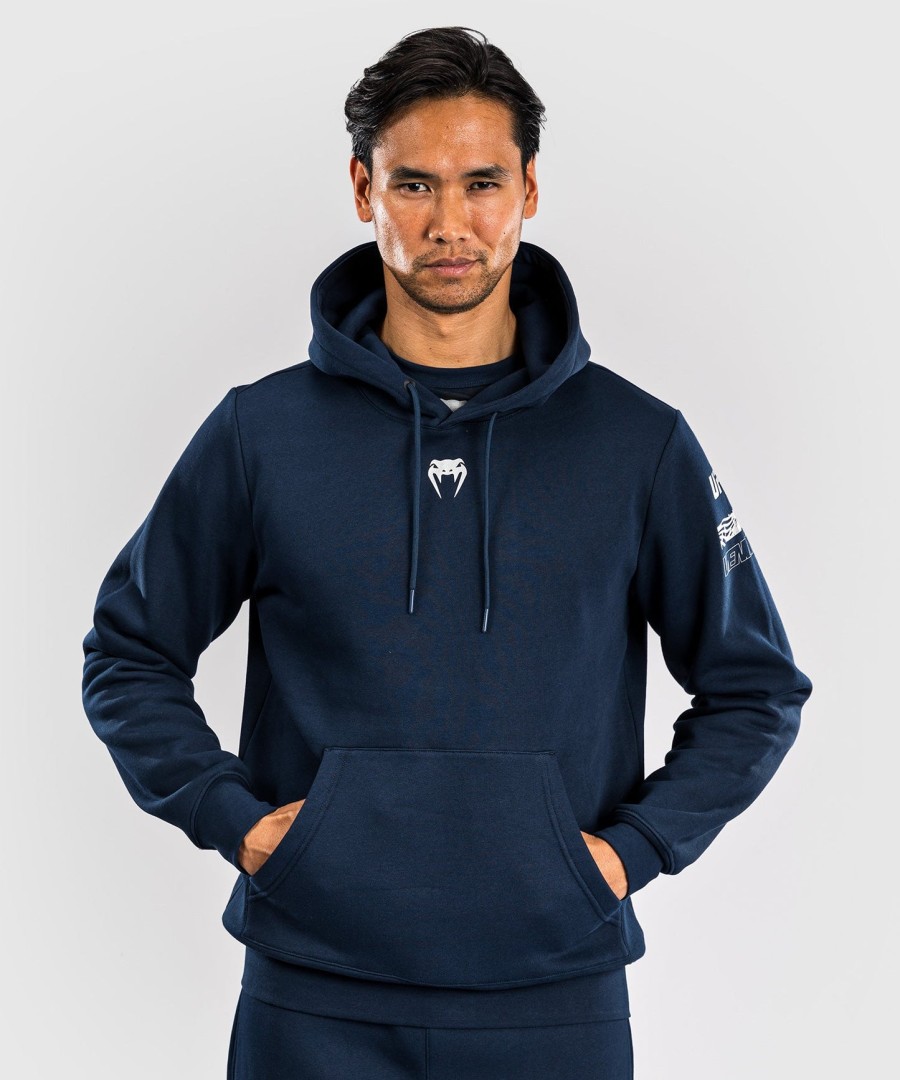 ufc fusion by venum fight week herre pullover-hættetrøje - ensfarvet oceanic blå