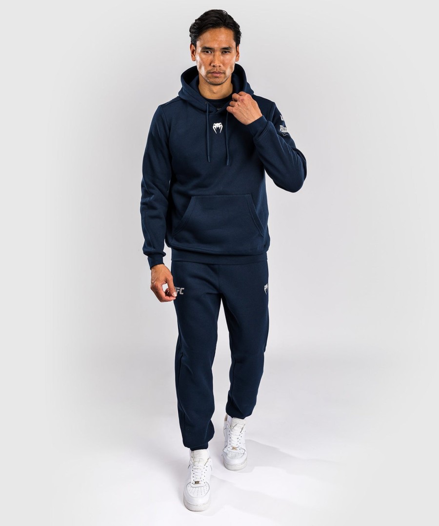 ufc fusion by venum fight week herre pullover-hættetrøje - ensfarvet oceanic blå