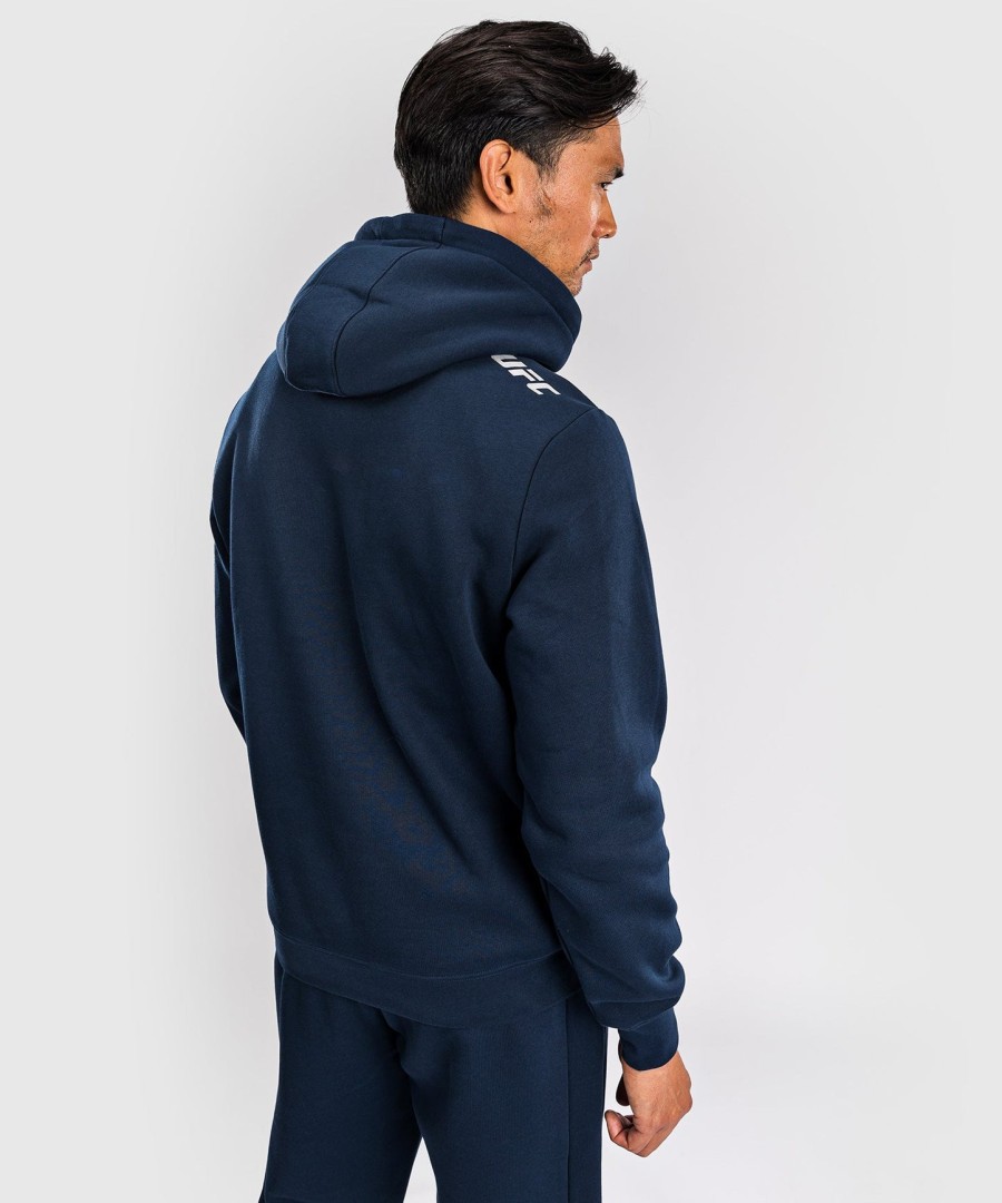 ufc fusion by venum fight week herre pullover-hættetrøje - ensfarvet oceanic blå