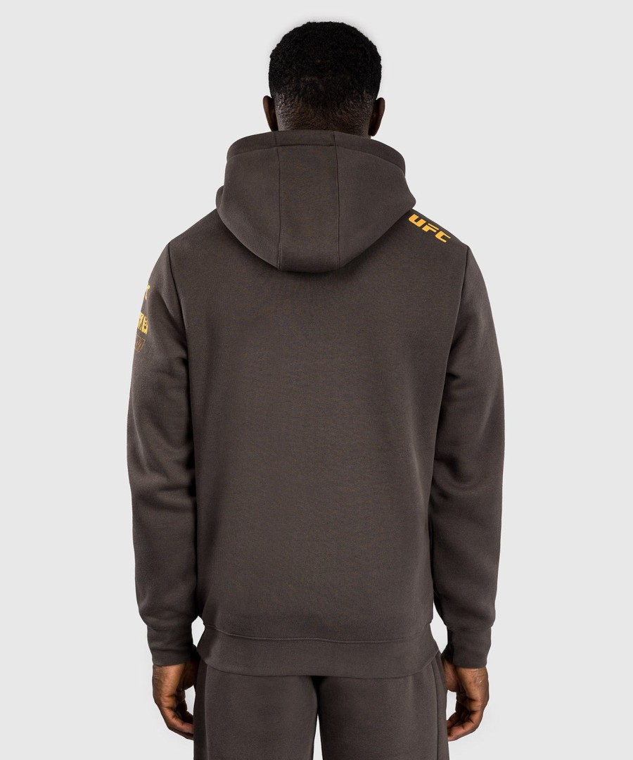 ufc fusion by venum fight week herre pullover-hættetrøje - ensfarvet jordbrun