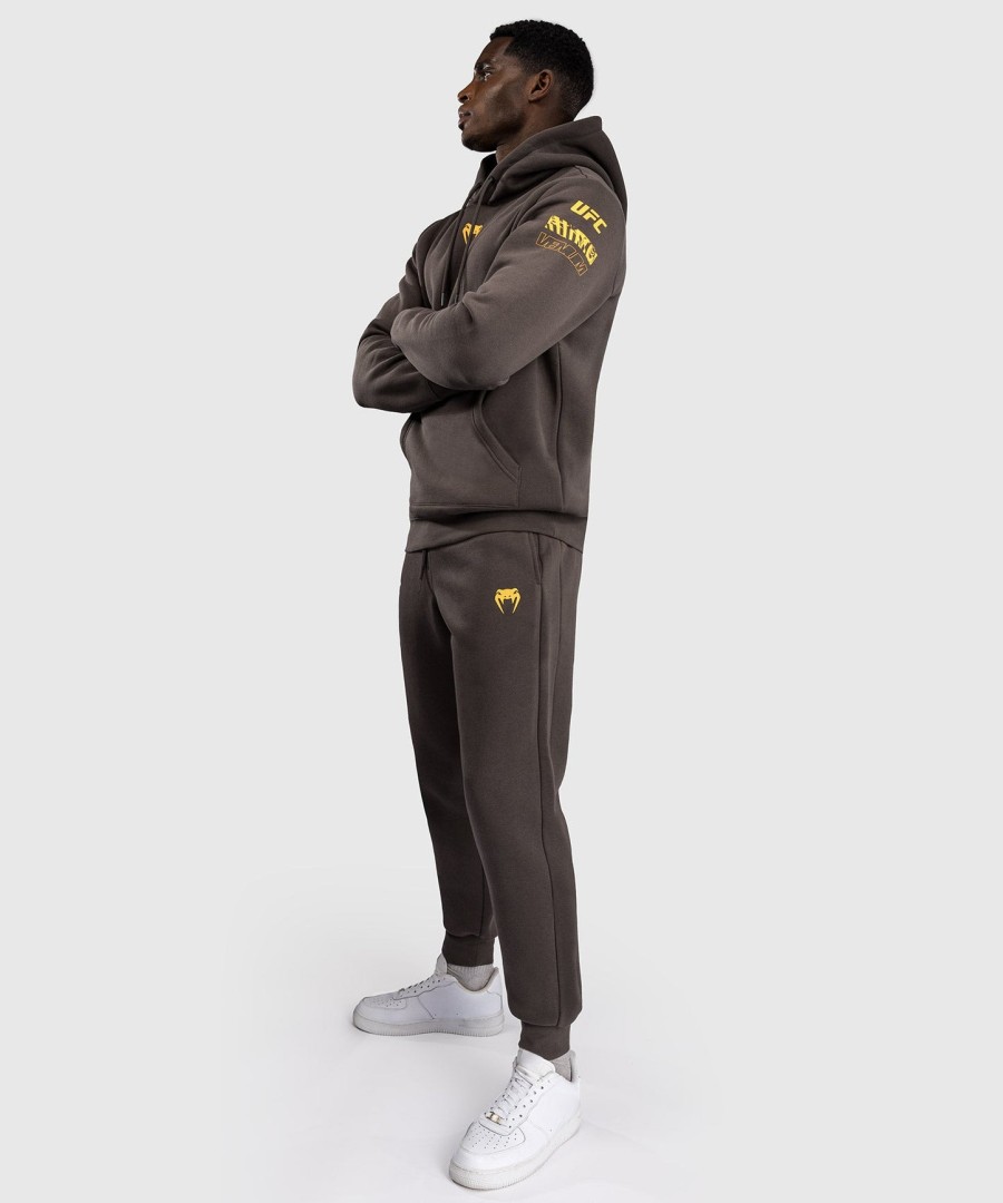 ufc fusion by venum fight week herre pullover-hættetrøje - ensfarvet jordbrun