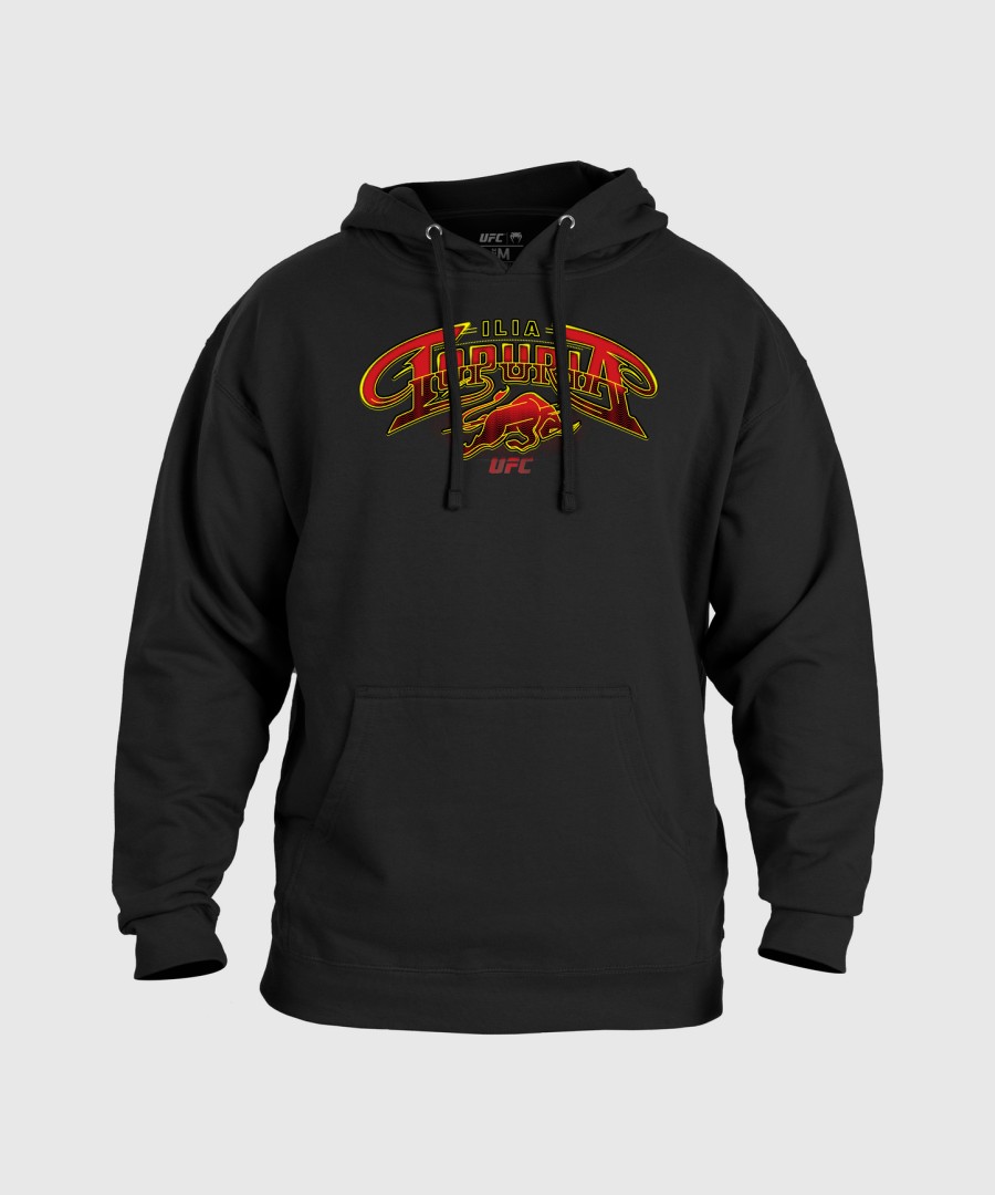 men ufc unrivaled by venum black ilia topuria hoodie