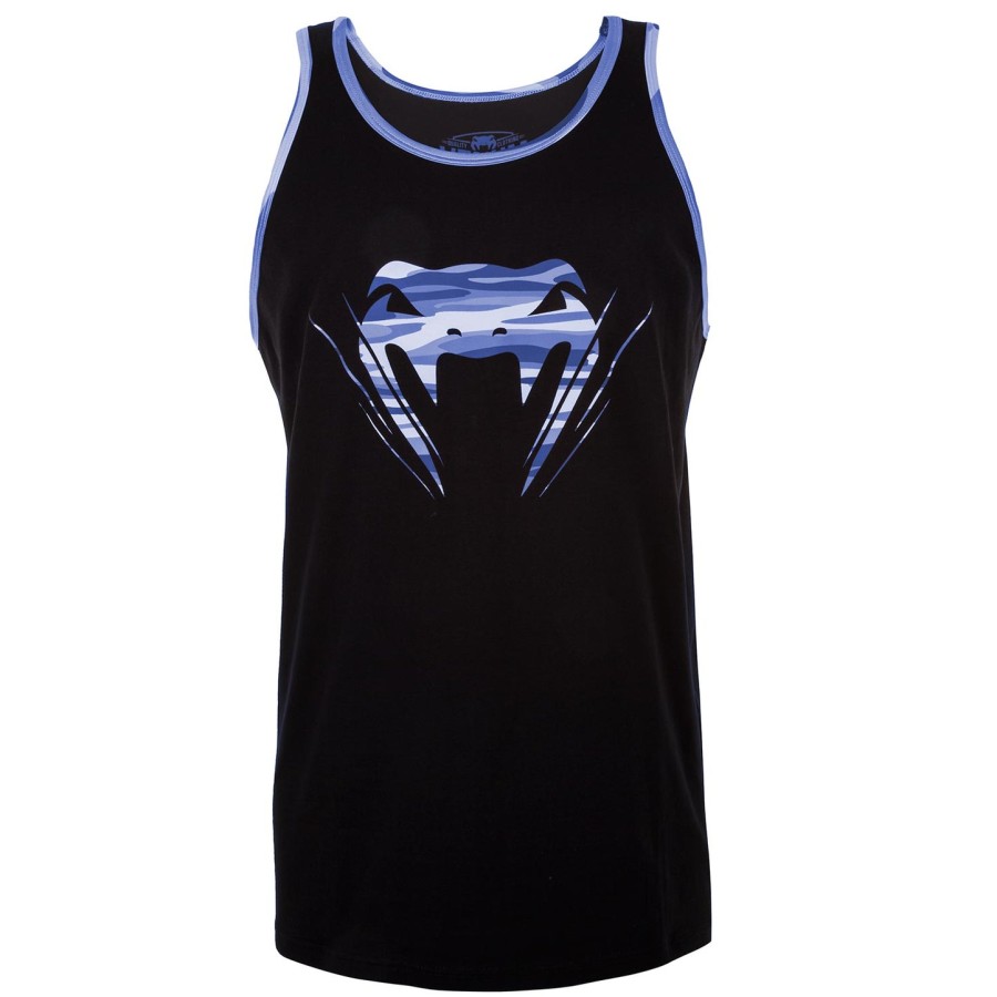 venum wave camo tanktop - sortblå