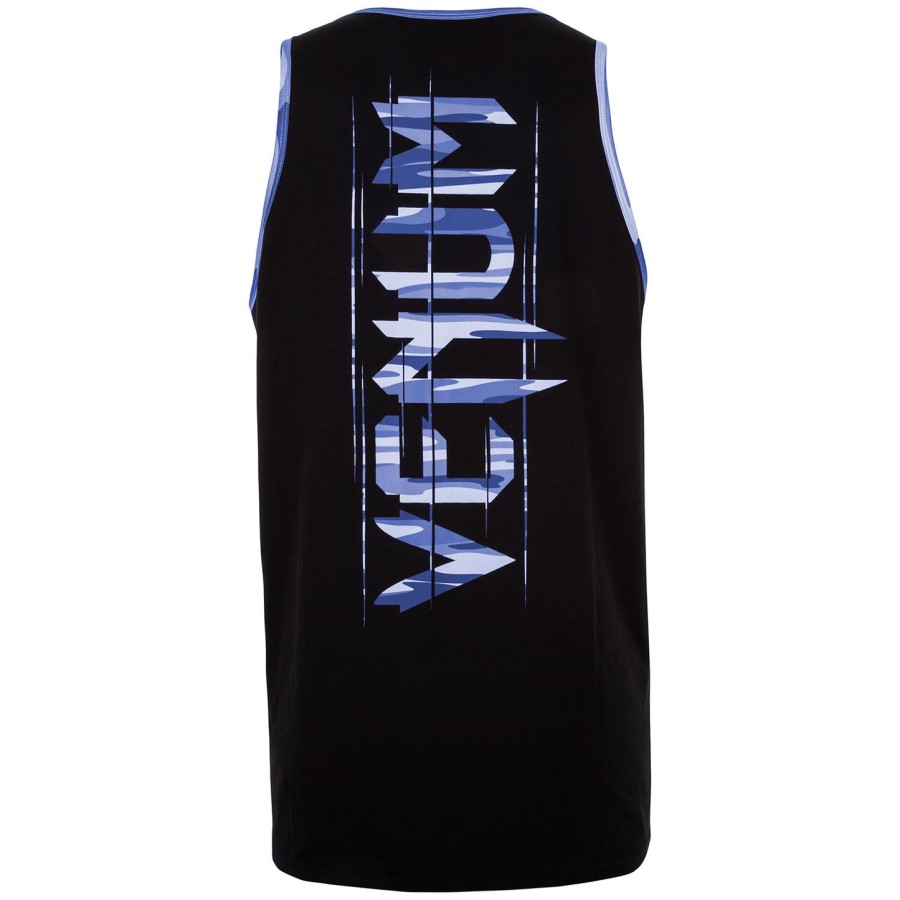 venum wave camo tanktop - sortblå