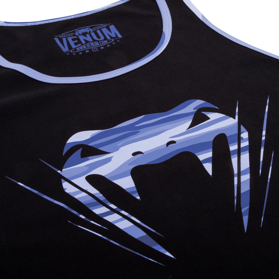venum wave camo tanktop - sortblå