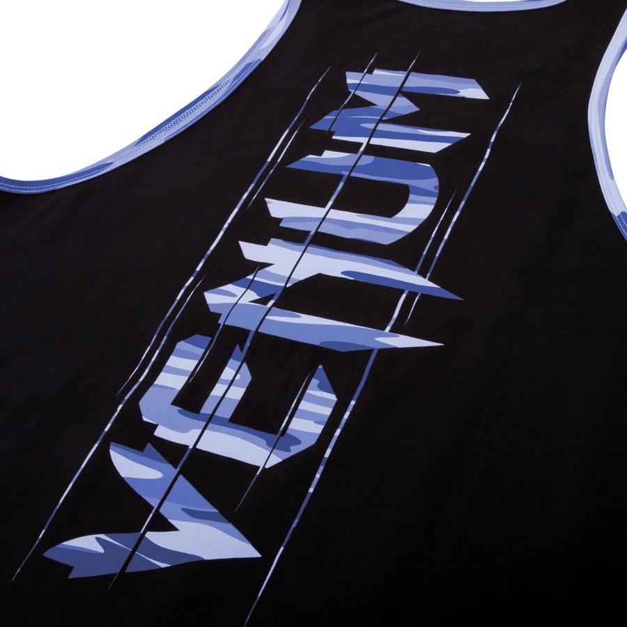 venum wave camo tanktop - sortblå