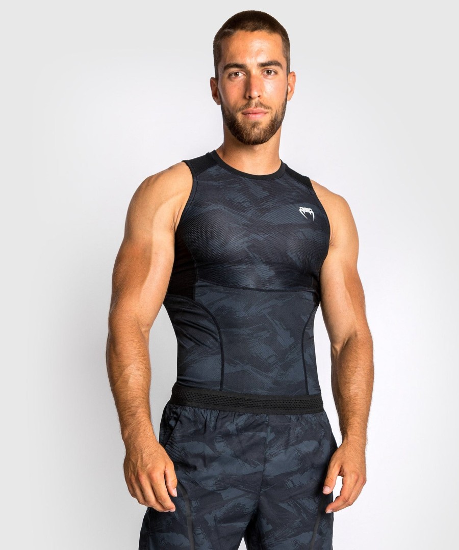 venum electron 3.0 rashguard - Ærmeløs - sort