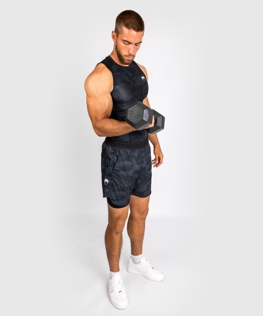 venum electron 3.0 rashguard - Ærmeløs - sort
