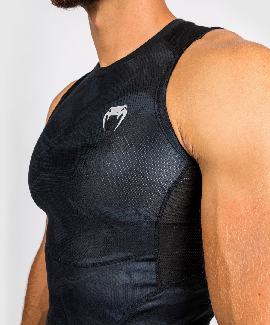 venum electron 3.0 rashguard - Ærmeløs - sort