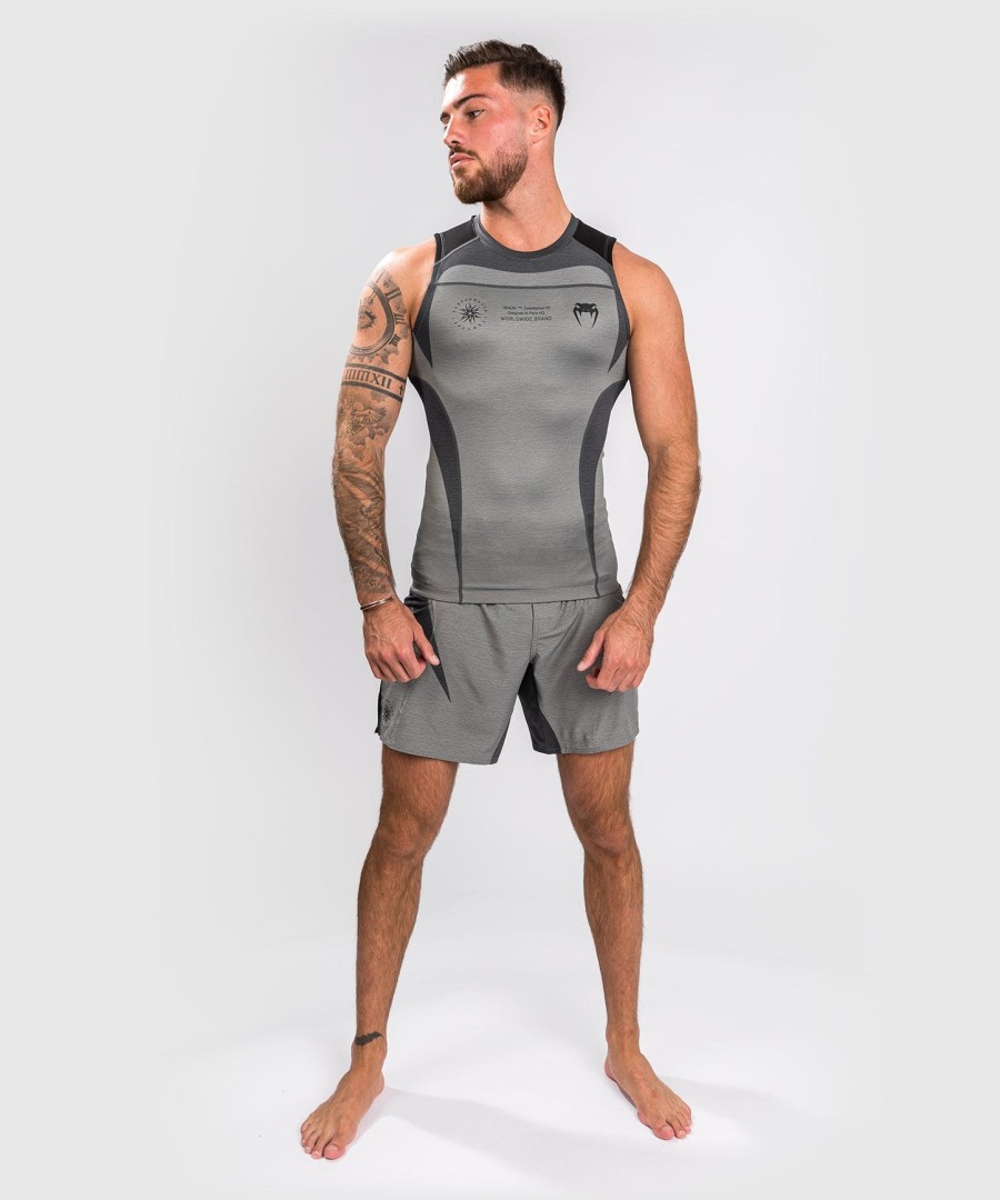 venum stone rashguard Ærmeløs - mineralgrøn