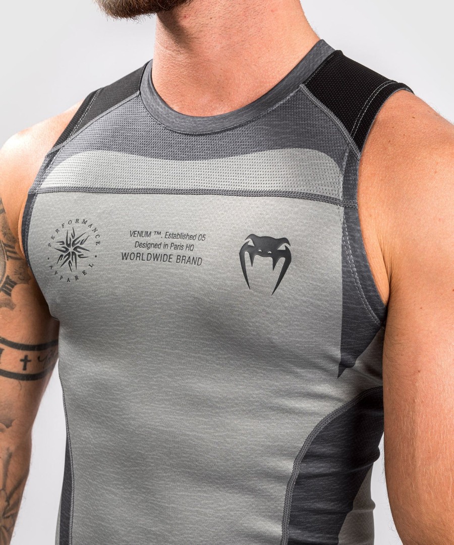 venum stone rashguard Ærmeløs - mineralgrøn