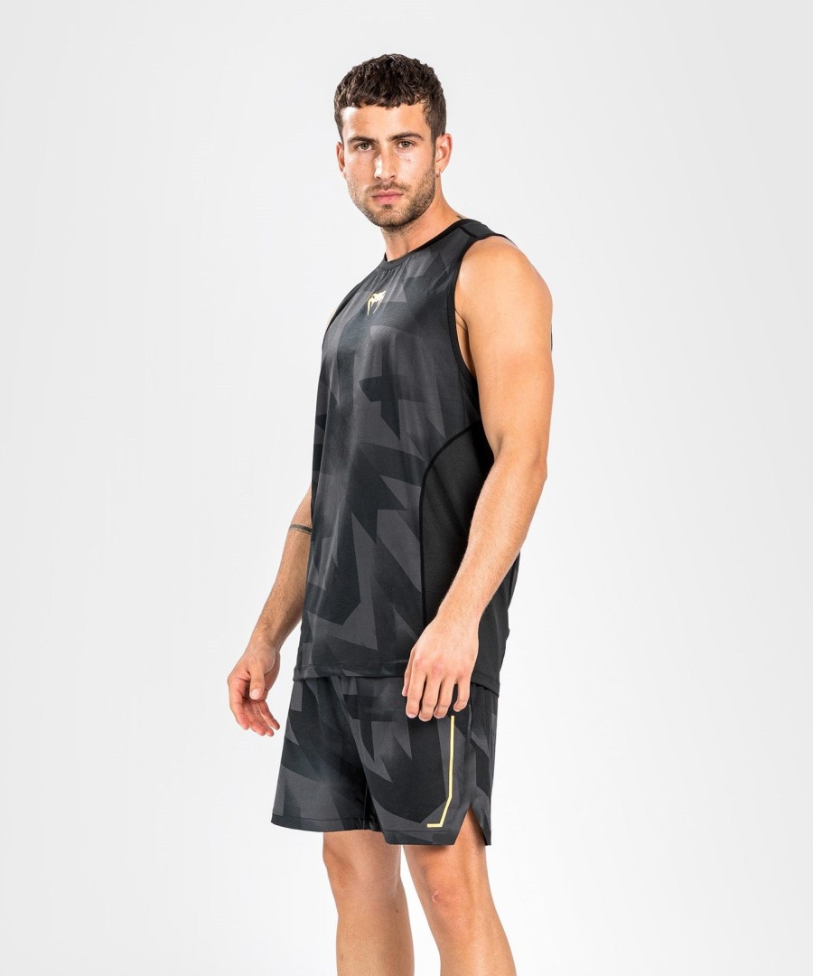 venum razor dry tech tanktop - sortguld