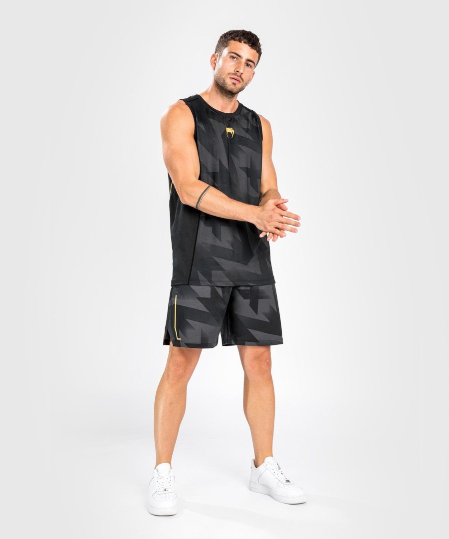 venum razor dry tech tanktop - sortguld