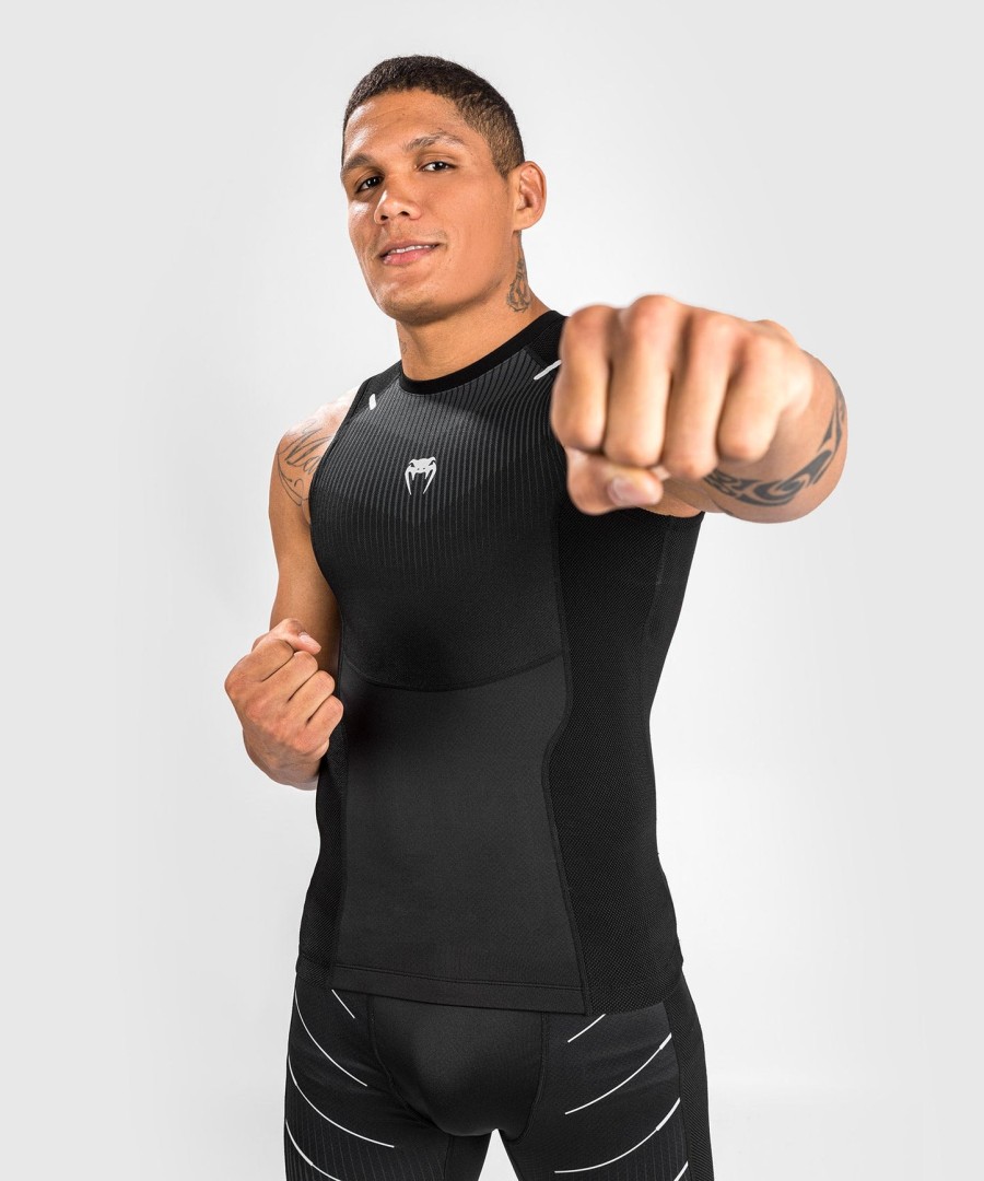 venum rashguard sleeevless biomecha - sortgrå