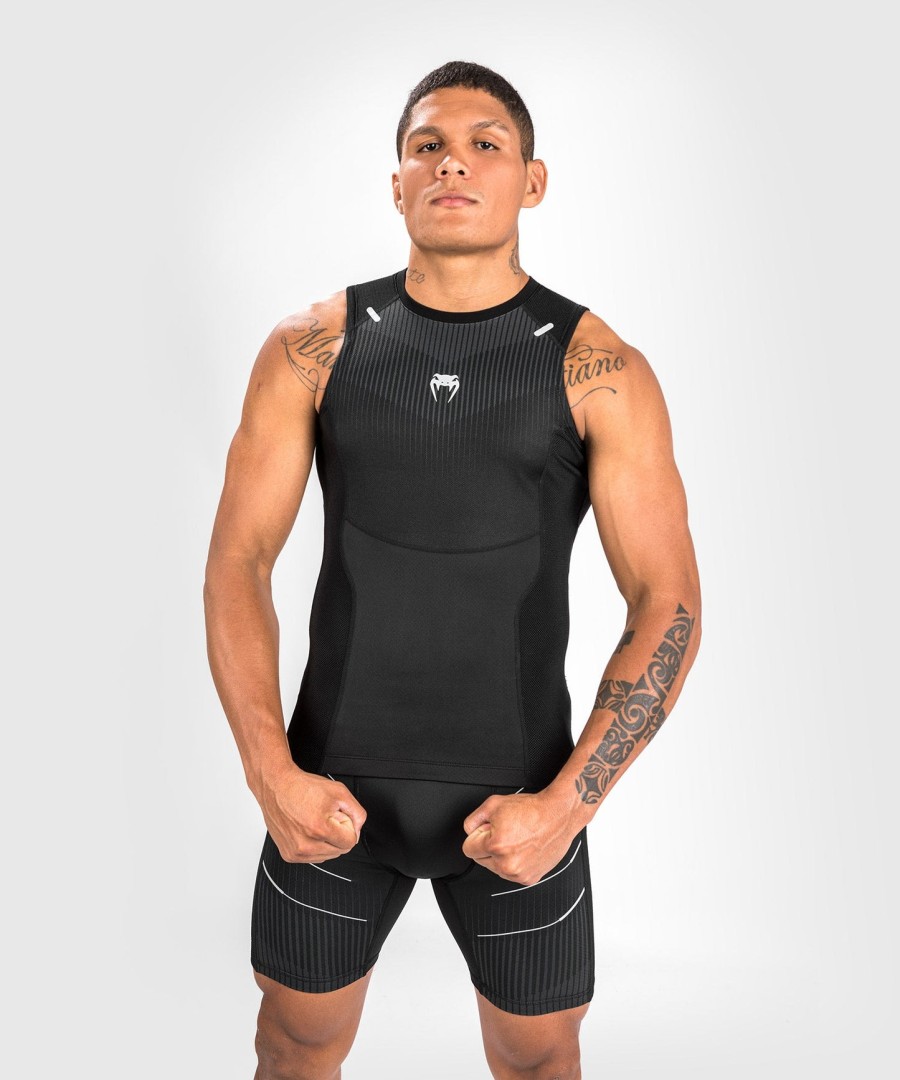 venum rashguard sleeevless biomecha - sortgrå