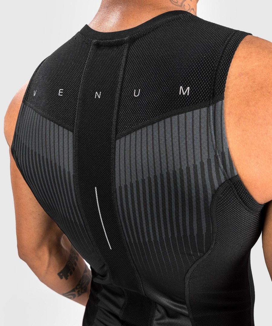 venum rashguard sleeevless biomecha - sortgrå