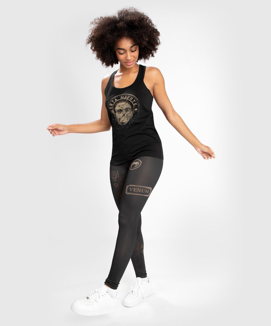 venum dame santa muerte dark side - tanktop - sortbrun