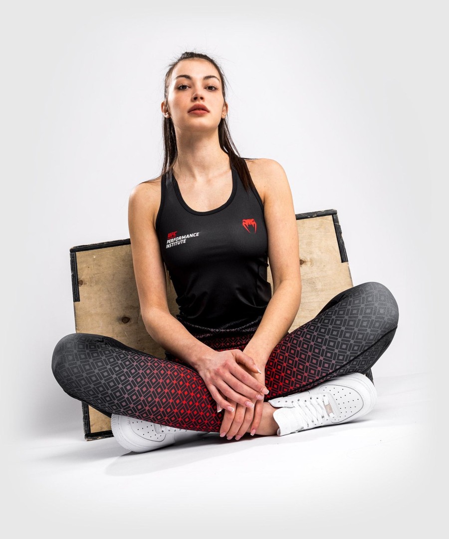 ufc venum performance institute dry tech tanktop - til kvinder - sortrød