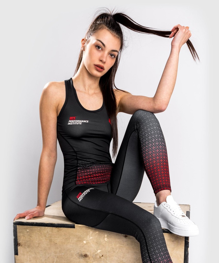 ufc venum performance institute dry tech tanktop - til kvinder - sortrød