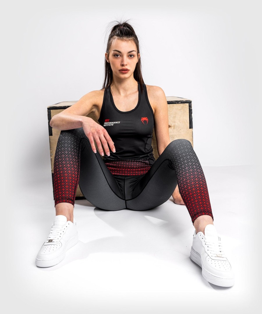 ufc venum performance institute dry tech tanktop - til kvinder - sortrød