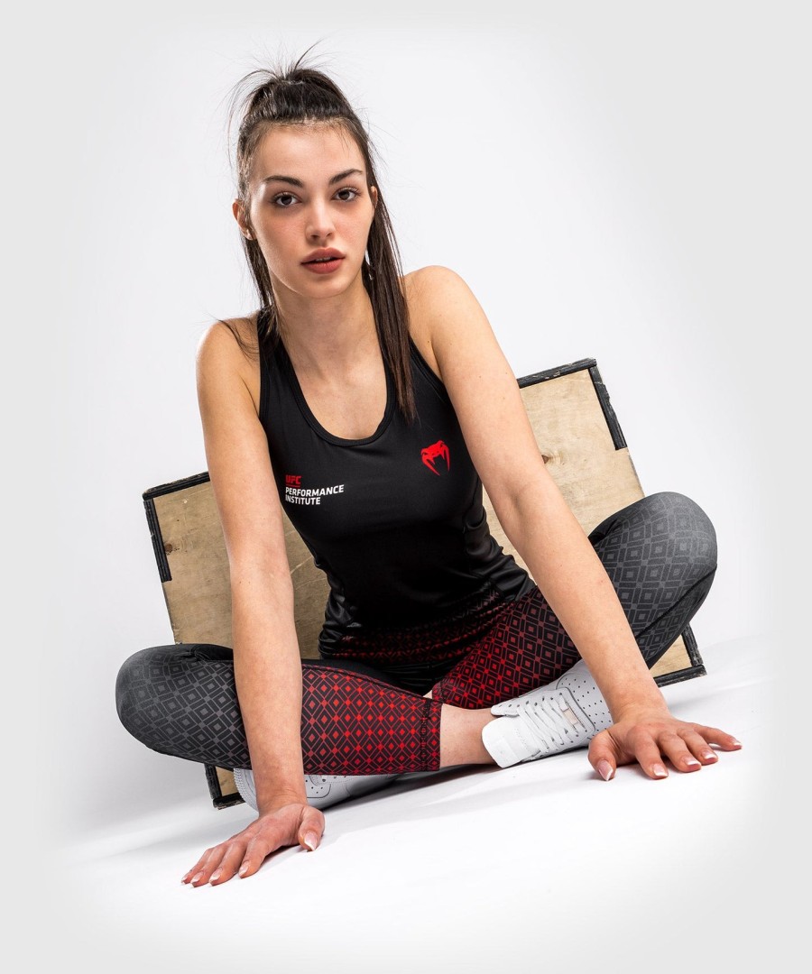 ufc venum performance institute dry tech tanktop - til kvinder - sortrød