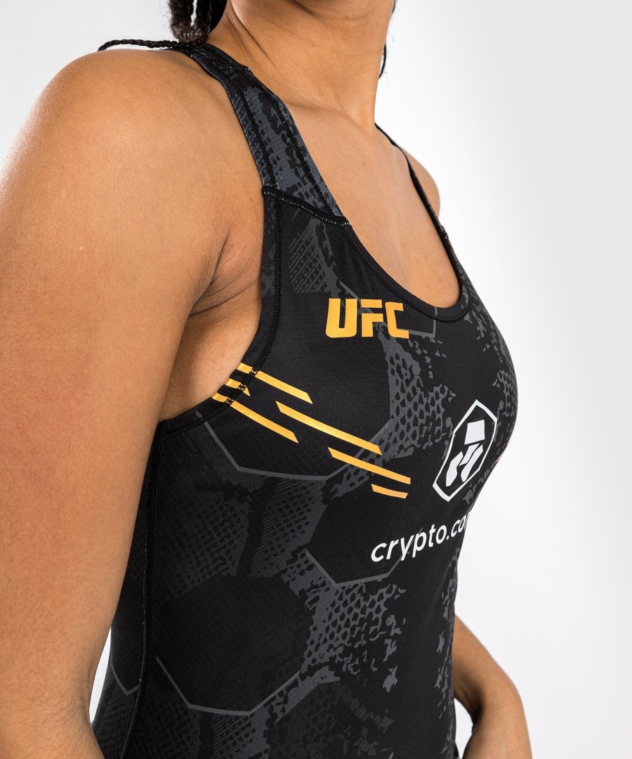 ufc adrenaline by venum authentic fight night dame fitted tanktop med shelf-bh - champion