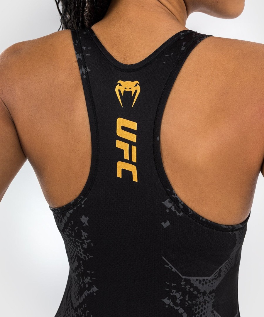 ufc adrenaline by venum authentic fight night dame fitted tanktop med shelf-bh - champion