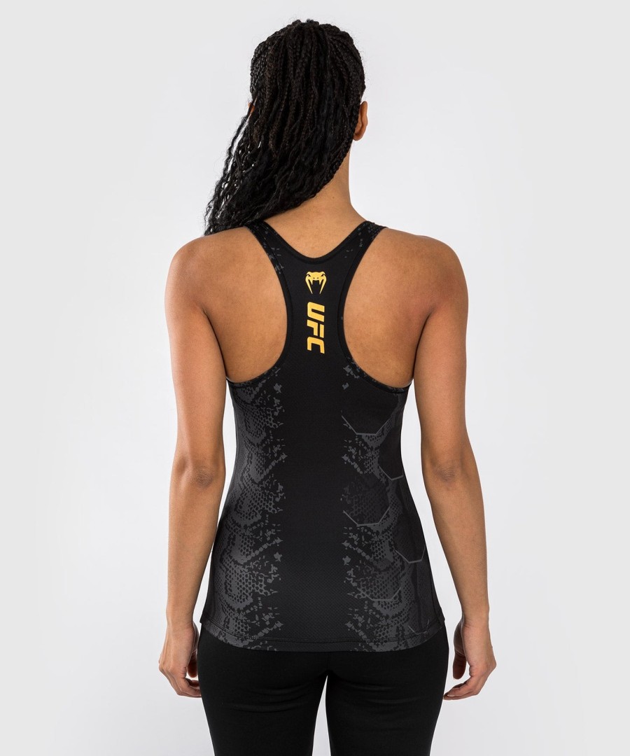 ufc adrenaline by venum authentic fight night dame fitted tanktop med shelf-bh - champion