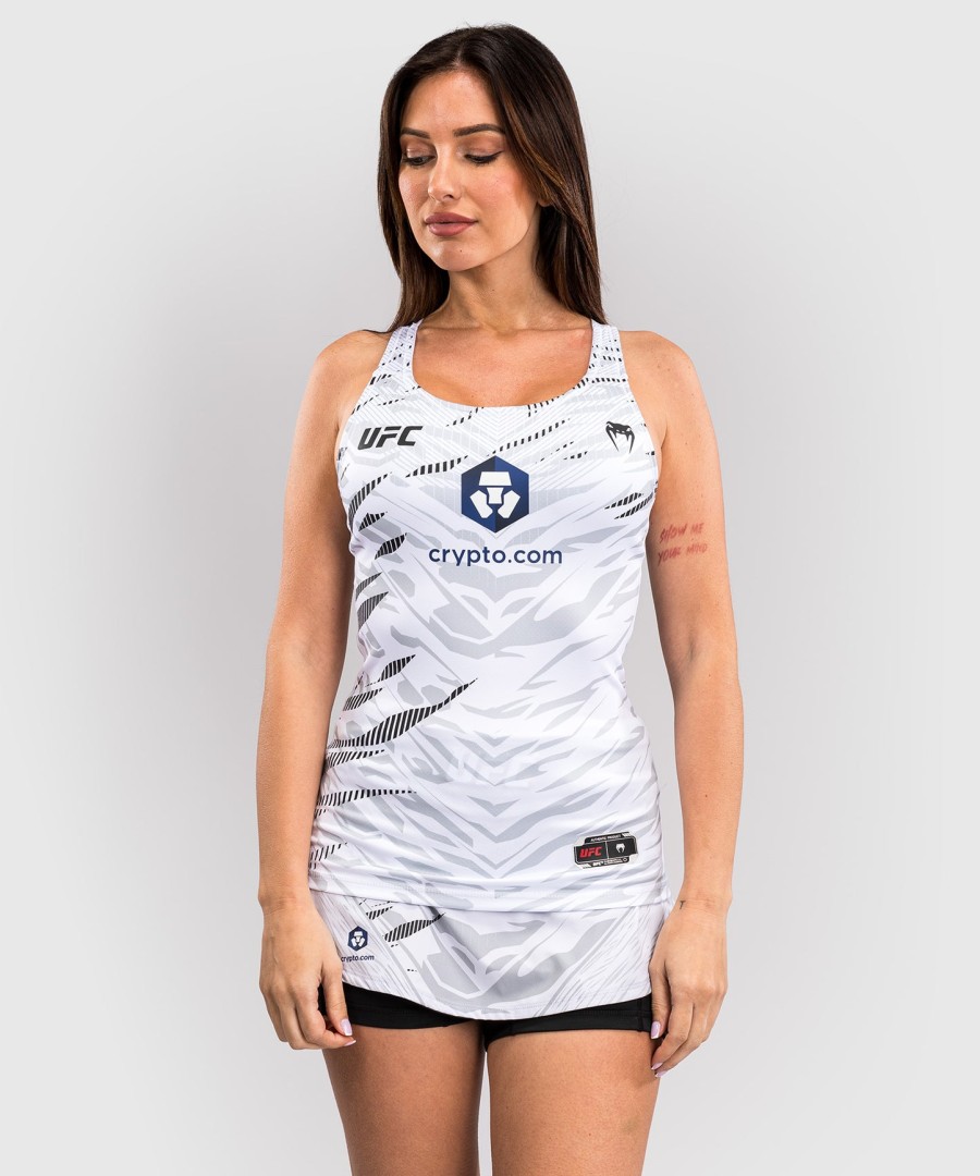 ufc fusion by venum authentic fight night dame fitted tanktop med shelf bh - hvid