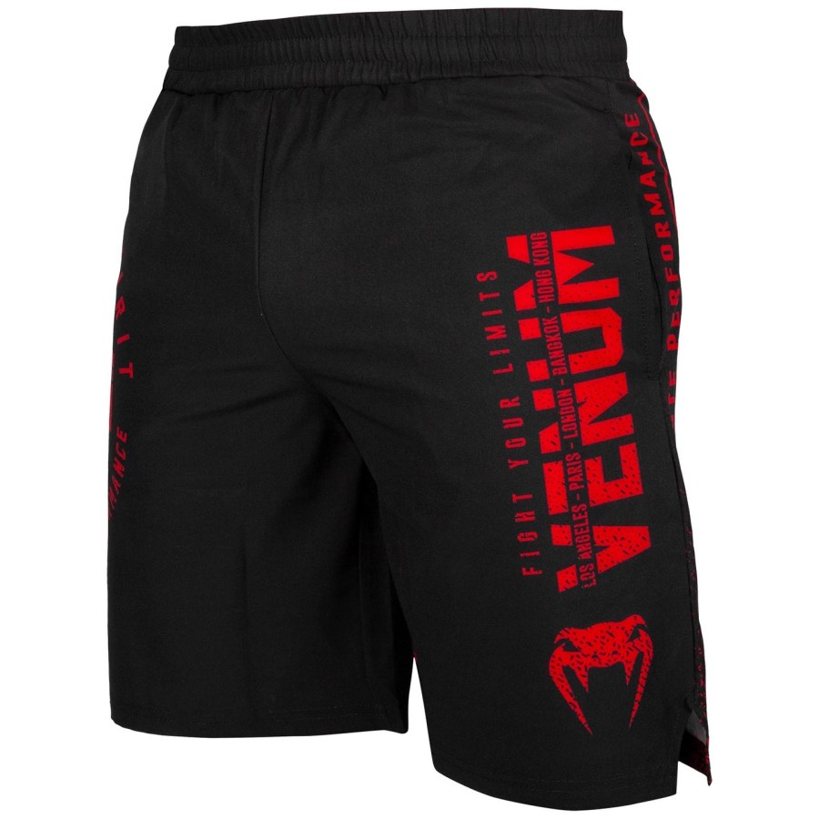 venum signature træningsshorts - sortrød
