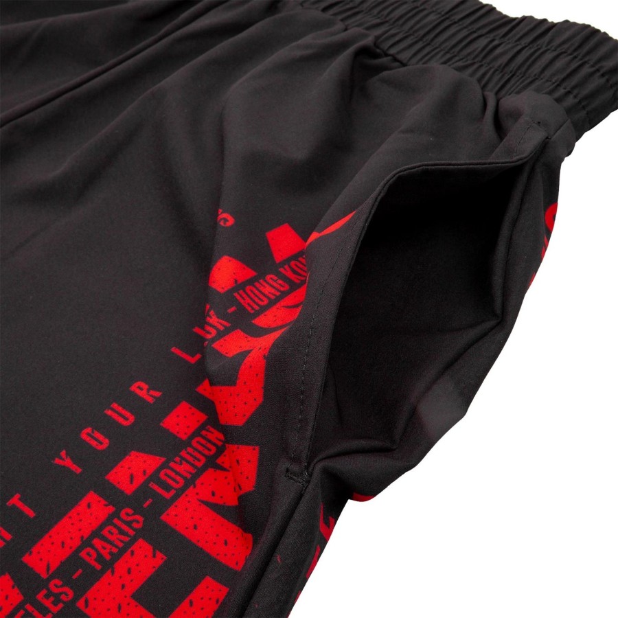 venum signature træningsshorts - sortrød