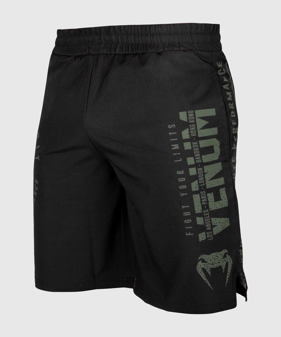 venum signature træningsshorts - sortkhaki - eksklusiv