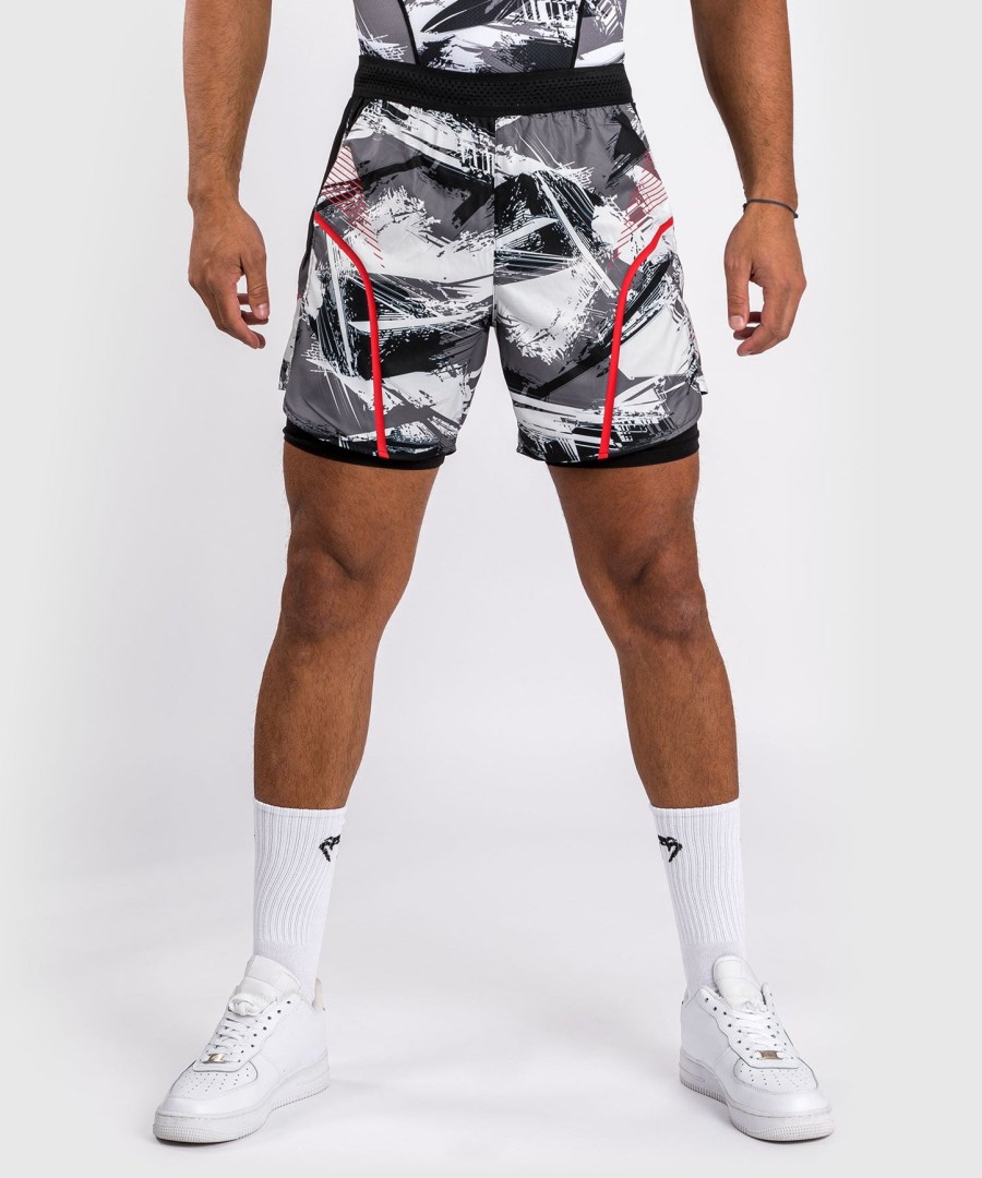 venum electron 3.0 træningsshorts - grårød