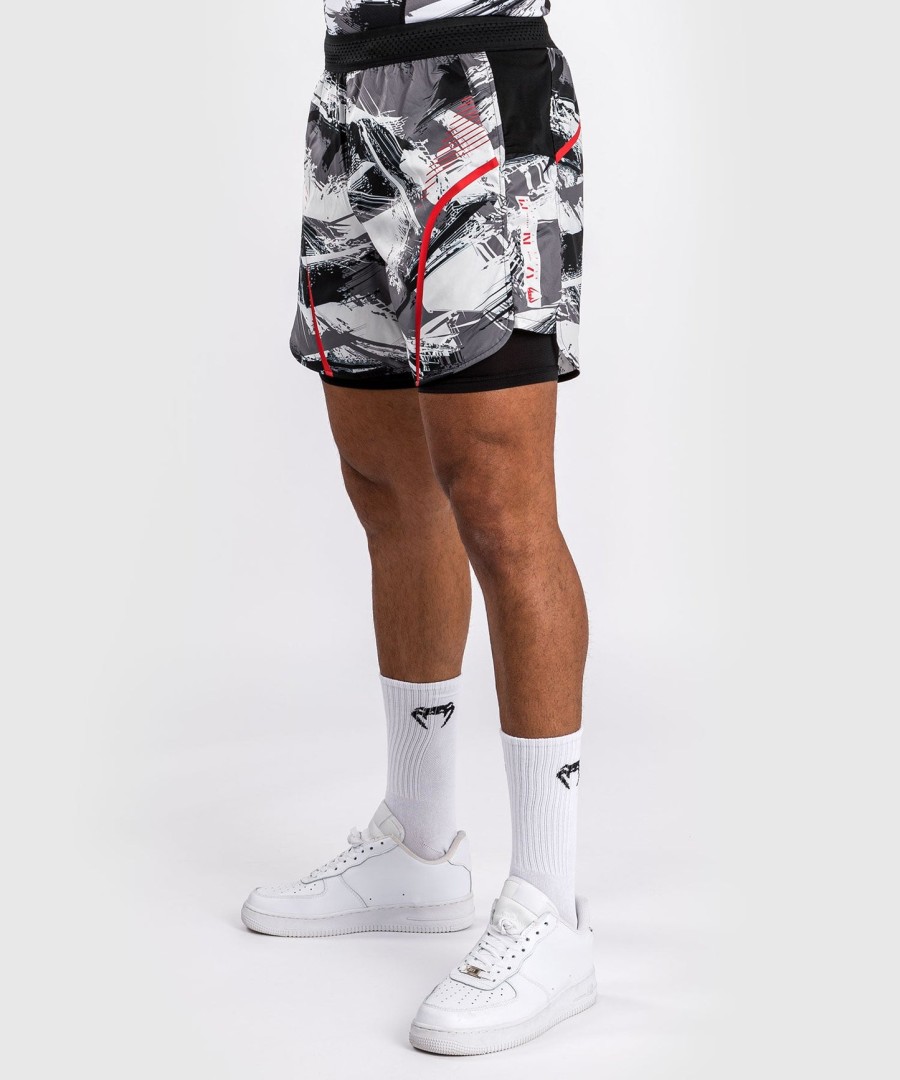 venum electron 3.0 træningsshorts - grårød