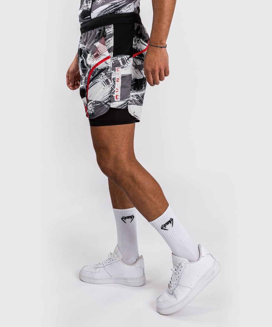 venum electron 3.0 træningsshorts - grårød