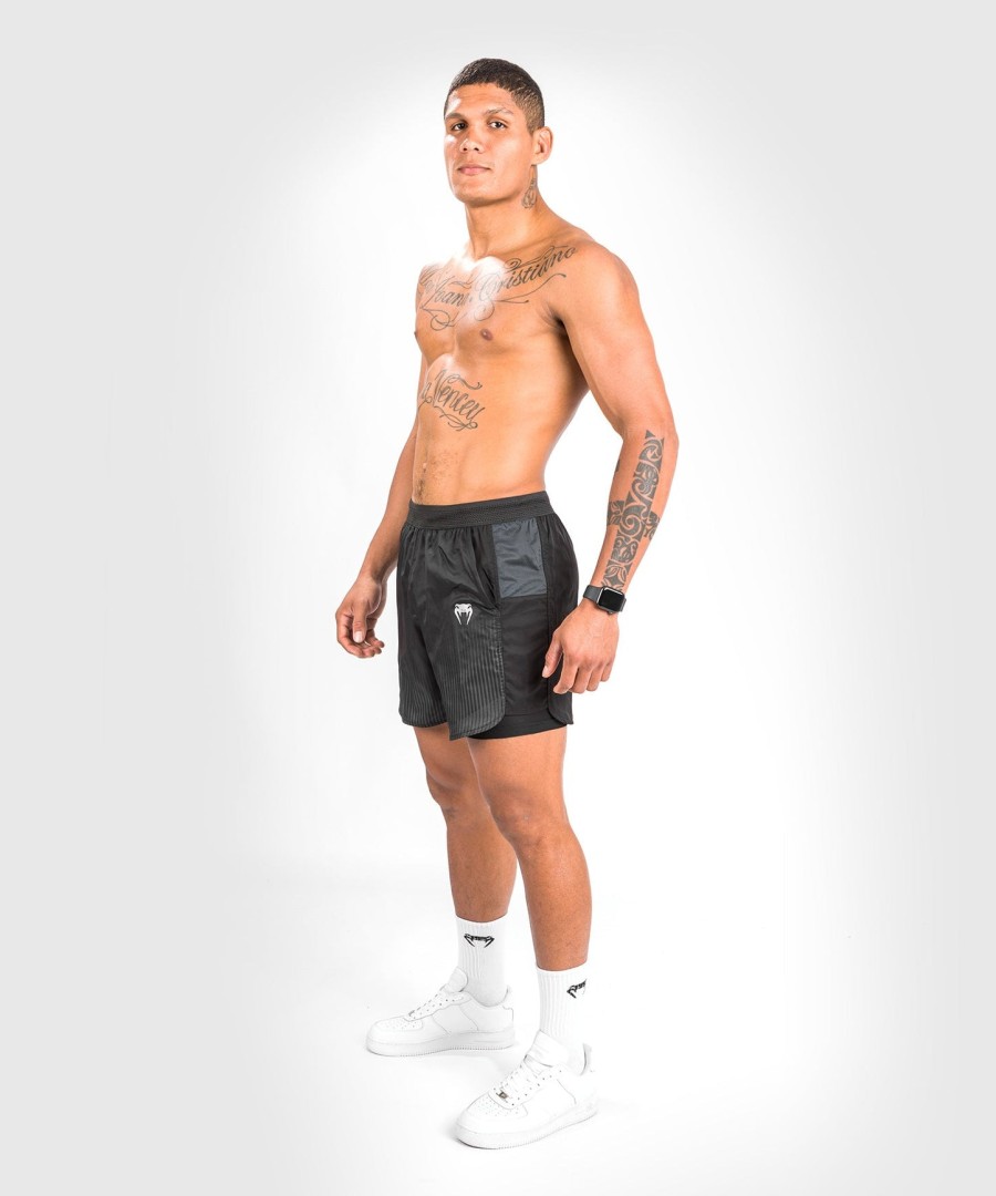 venum biomecha 2-i-1 træningsshorts - sortgrå