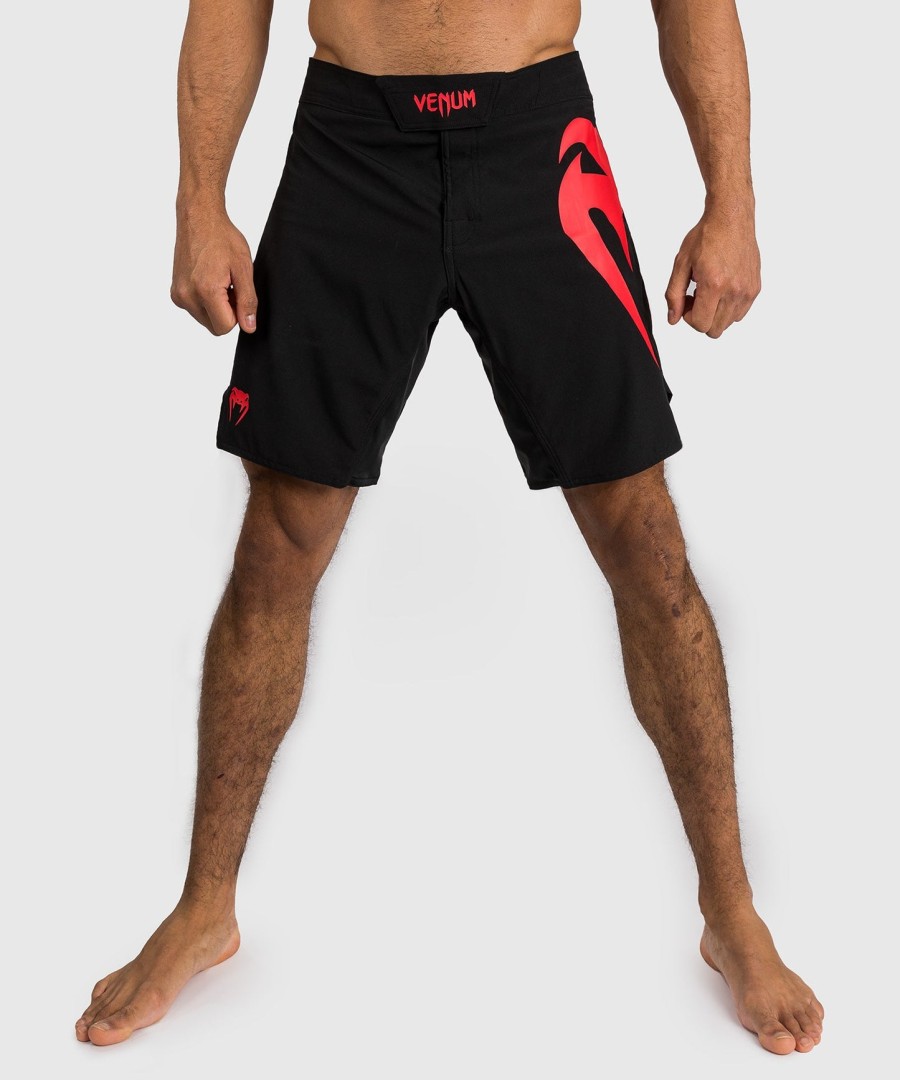 venum light 5.0 kampshorts - sortrød
