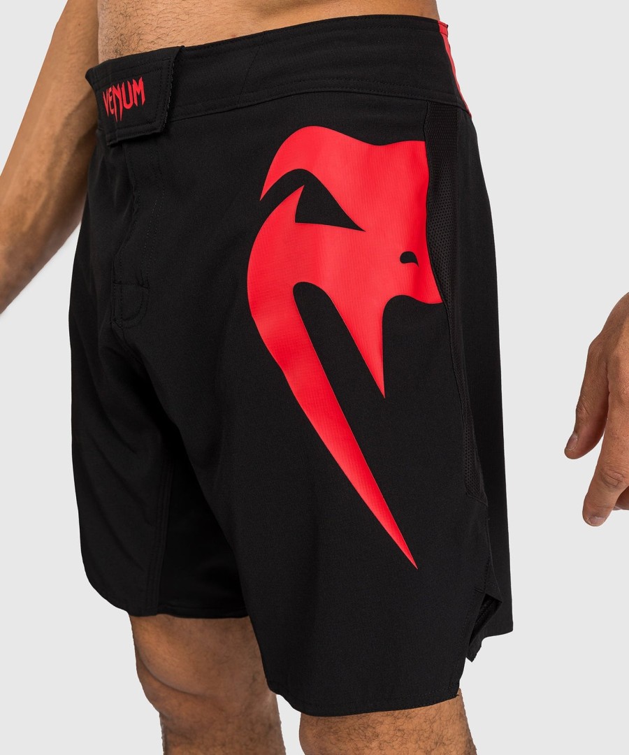 venum light 5.0 kampshorts - sortrød