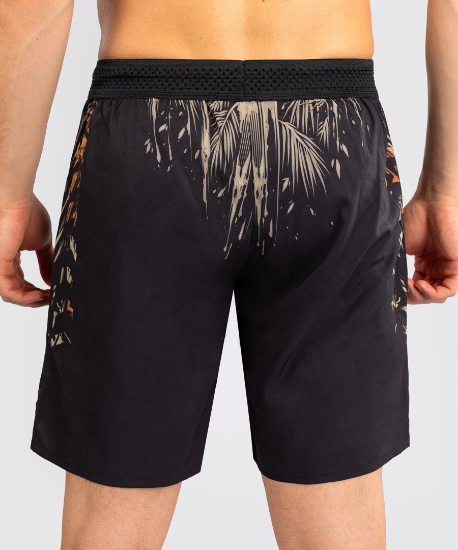venum tiger herre træningsshorts - sortneon orange