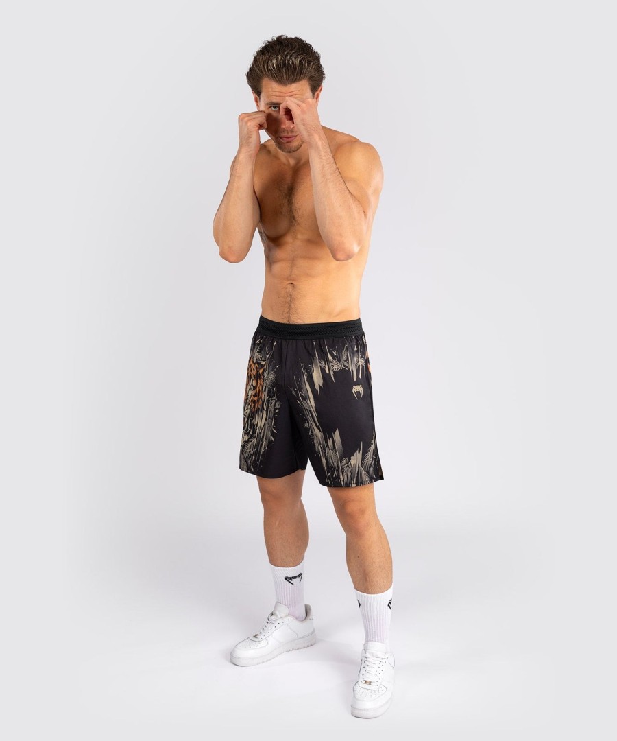venum tiger herre træningsshorts - sortneon orange