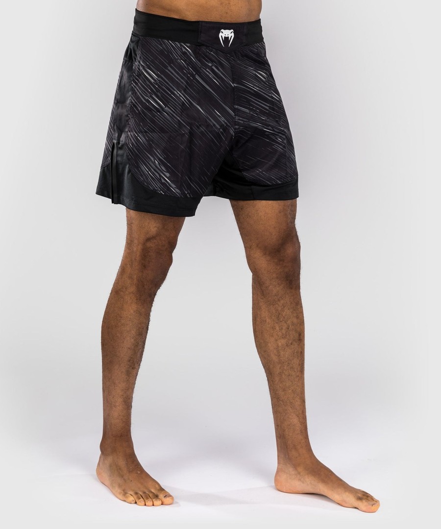 venum rapid fight shorts - sortstormgrå