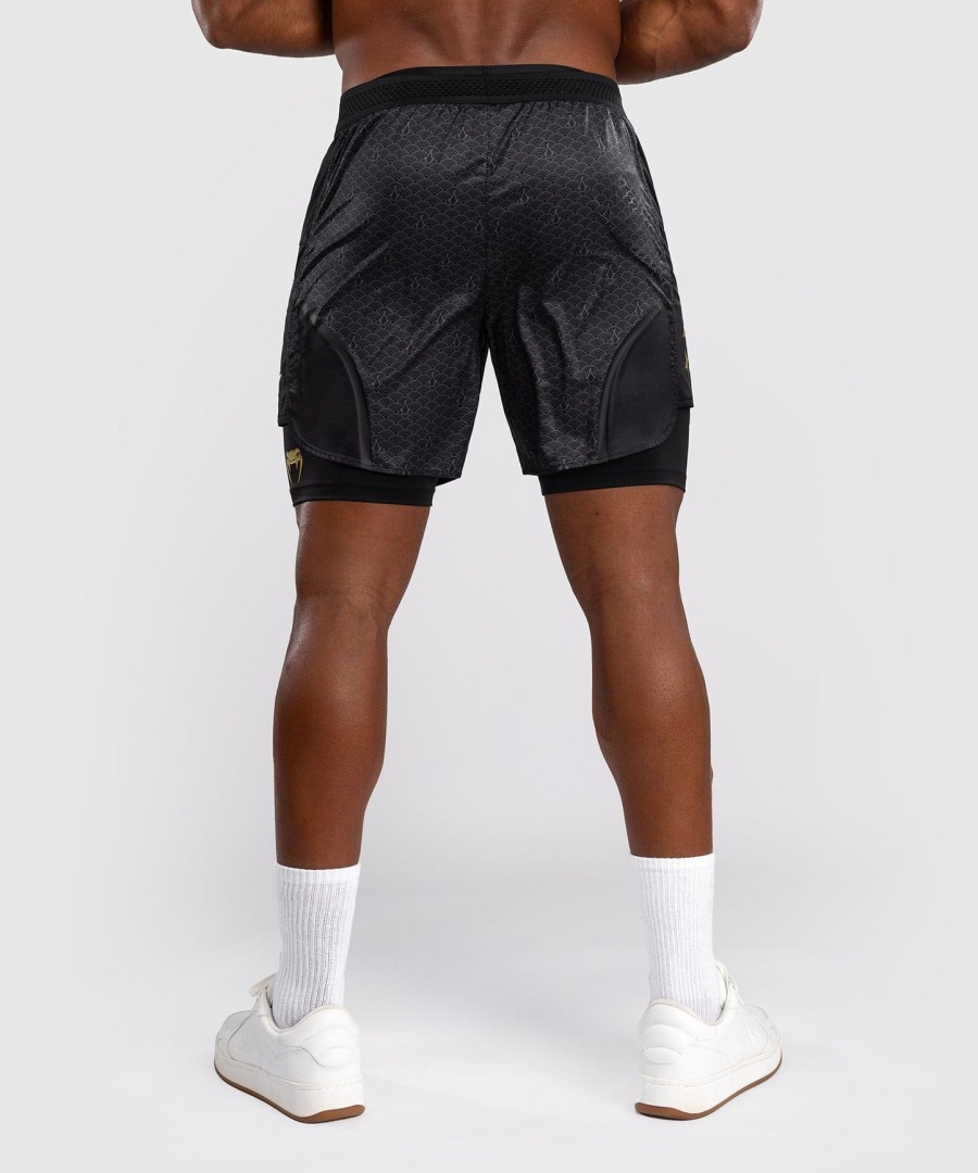 venum x assassin creed shadows træningsshorts - sortguld